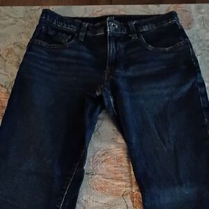 GAP Youth Deep Indigo Straight Jeans Size 16 Slim Taper